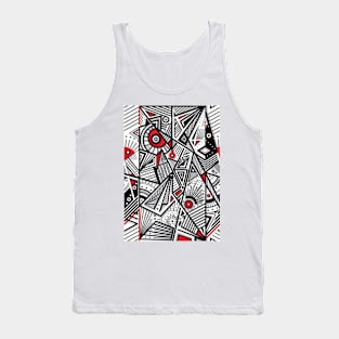 Geometric mess Tank Top